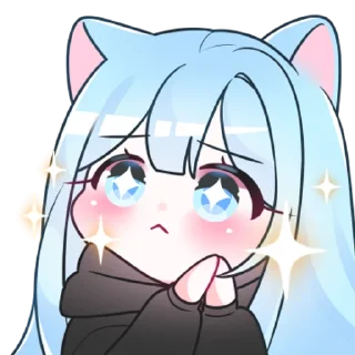 💬 emoji 겁쟁이 고양이 먀오 By @KakaoEmoticon Telegram sticker 23 of 32
