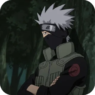 👍 emoji KAKASHI Telegram sticker 1 of 22