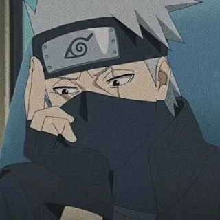 😕 emoji KAKASHI Telegram sticker 17 of 22