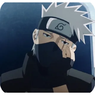 ⛑ emoji KAKASHI Telegram sticker 6 of 22