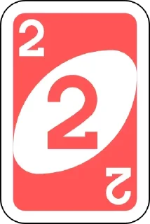 Sticker from UNO Cards