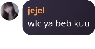 Sticker from jejel ajojing ala ala ajojing