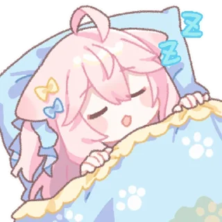 😴 emoji 夜璃v3 @zhaxia_cn Telegram sticker 9 of 16