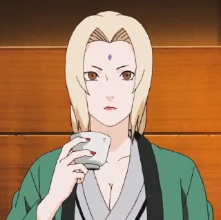 Sticker from tsunade senju ; @diarygeo @ackermansq