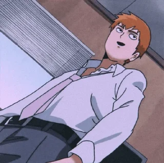 Sticker from Reigen Arataka—Mob Psycho 100 : @kcshima