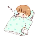 😪 emoji Sticker of a boy and a girl!(Boys side) @bistic Telegram sticker 21 of 24