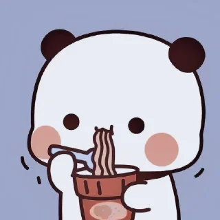 🍜 emoji @Opstickerpacks 💫panda 💖 Telegram sticker 15 of 61