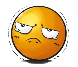 🙁 emoji Crazy Emoji ⌇ @GIBRANSU Telegram sticker 10 of 32