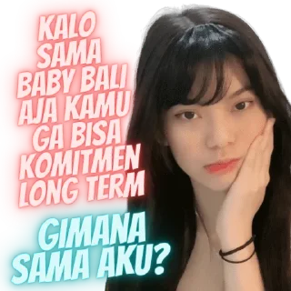 ☹️ emoji Baby Bali X Niken Andalusi Telegram sticker 13 of 25
