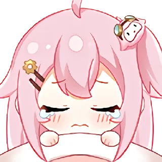 😭 emoji 永雏塔菲·1883 装扮 @TaffySticker Telegram sticker 13 of 36