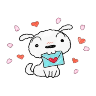 💌 emoji 蠟筆風小新溫馨貼圖♪ (FULL) [CHN] @WSZB_Stickers Telegram sticker 13 of 40