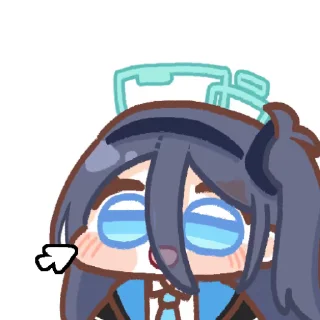 🫤 emoji 蔚蓝档案 动态 千年 1 @tsugumi42 Telegram sticker 18 of 120