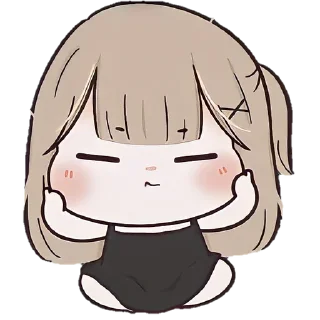 🐼 emoji ❲ ⎙ @crmll06 ❳ Chᥙbbᥡ gιrᥣ 4 Telegram sticker 10 of 40