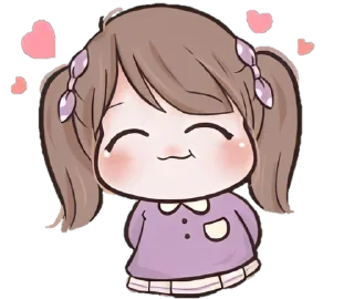 🧁 emoji ❲ ⎙ @crmll06 ❳ Chᥙbbᥡ gιrᥣ 1 Telegram sticker 14 of 40