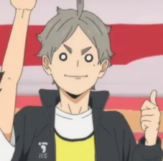 Sticker from Sugawara Koushi @anime_stickersidn