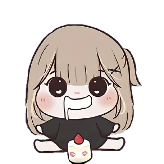 🐼 emoji ❲ ⎙ @crmll06 ❳ Chᥙbbᥡ gιrᥣ 4 Telegram sticker 7 of 40