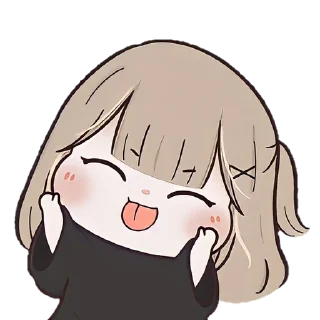 🐼 emoji ❲ ⎙ @crmll06 ❳ Chᥙbbᥡ gιrᥣ 4 Telegram sticker 9 of 40