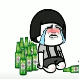 😢 emoji Mono Meme Telegram sticker 12 of 120