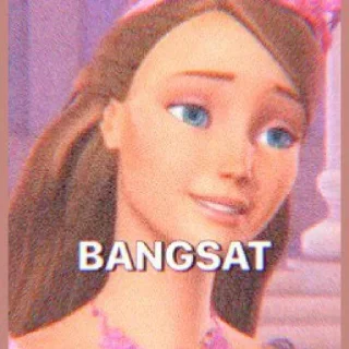 Sticker from ʚ ✧⁺. barbie salah gaul 🤩┆@JAYSIEO