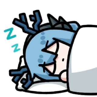 😴 emoji 幽娴龙 @zhaxia_cn Telegram sticker 6 of 47