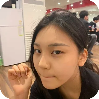 💇 emoji Gfriend set sticker meme Telegram sticker 6 of 87