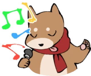 🎵 emoji 胖狗小路 Telegram sticker 13 of 95