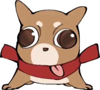 🥺 emoji 胖狗小路 Telegram sticker 22 of 95