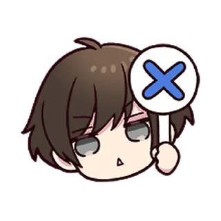 Sticker from Menhera-kun Emoji  @Bonten_community