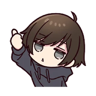 Sticker from Menhera-kun Emoji  @Bonten_community