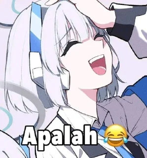 Sticker from Arona's Hideout Live Reaction 6