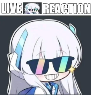 😁 emoji Arona's Hideout Live Reaction 3 Telegram sticker 22 of 120