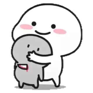 😶 emoji Lil Bean ☆ Smile Always Telegram sticker 6 of 100