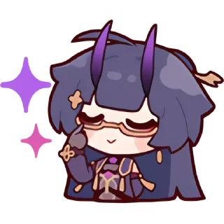 😏 emoji 崩坏3·雷鸣彻空｜@karako_c Telegram sticker 17 of 25