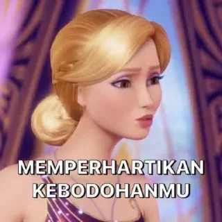 😡 emoji Sticker barbie🗿 Telegram sticker 7 of 20