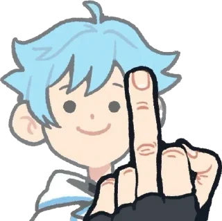 🖕 emoji Genshin impact @Pinkstorys8 Telegram sticker 20 of 54