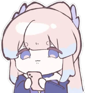 ☹️ emoji Genshin impact @Pinkstorys8 Telegram sticker 1 of 54