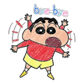 👋 emoji 蠟筆風小新溫馨貼圖♪ (FULL) [CHN] @WSZB_Stickers Telegram sticker 10 of 40