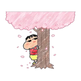👀 emoji 蠟筆風小新溫馨貼圖♪ (FULL) [CHN] @WSZB_Stickers Telegram sticker 17 of 40