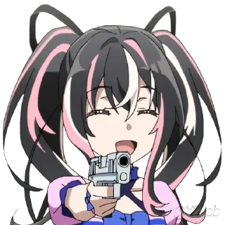 🔫 emoji Detective Already Dead @Anime_Stickers_Gallery Telegram sticker 10 of 24
