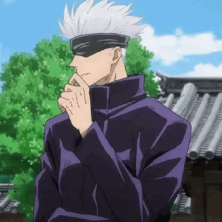 🧐 emoji Gojo Sensei Telegram sticker 8 of 63
