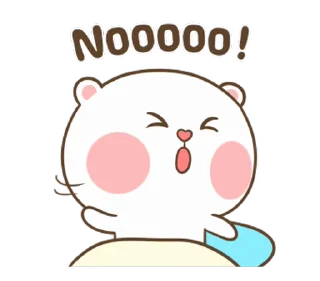 🙅‍♂ emoji Puffy Bear & Rabbit @Stickersey Telegram sticker 9 of 50