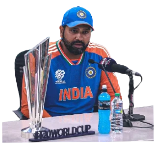 Sticker from Rohit Trophies 🥰 - @CricCollections