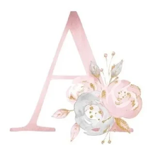 Sticker from Rose gold font aesthetic