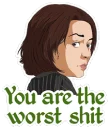 😡 emoji Game of Thrones Telegram sticker 14 of 27