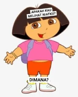 Sticker from dora