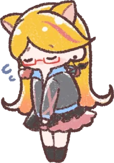 Sticker from Asahi Linya~