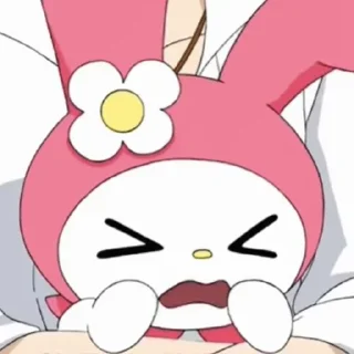 👺 emoji 마이 멜로디 Telegram sticker 24 of 28