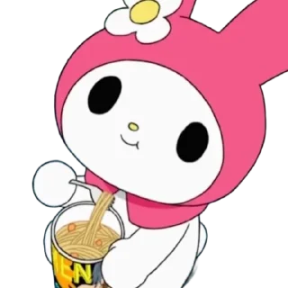 😛 emoji 마이 멜로디 Telegram sticker 7 of 28
