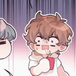 😱 emoji Don't say you love me Telegram sticker 8 of 24