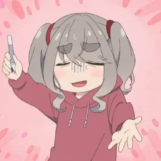 😫 emoji @HD_Stickers ゆるキャン△ SEASON3 Part 2 Telegram sticker 22 of 53